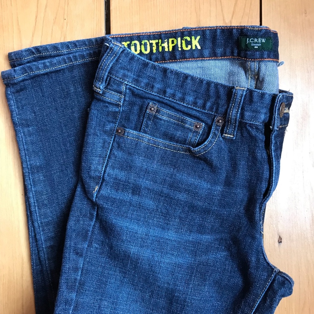 J. Crew skinny stretch toothpick jeans size 28